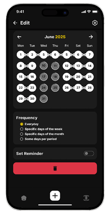 Life Tracker - Screen 1
