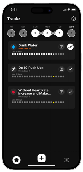 Life Tracker - Screen 2