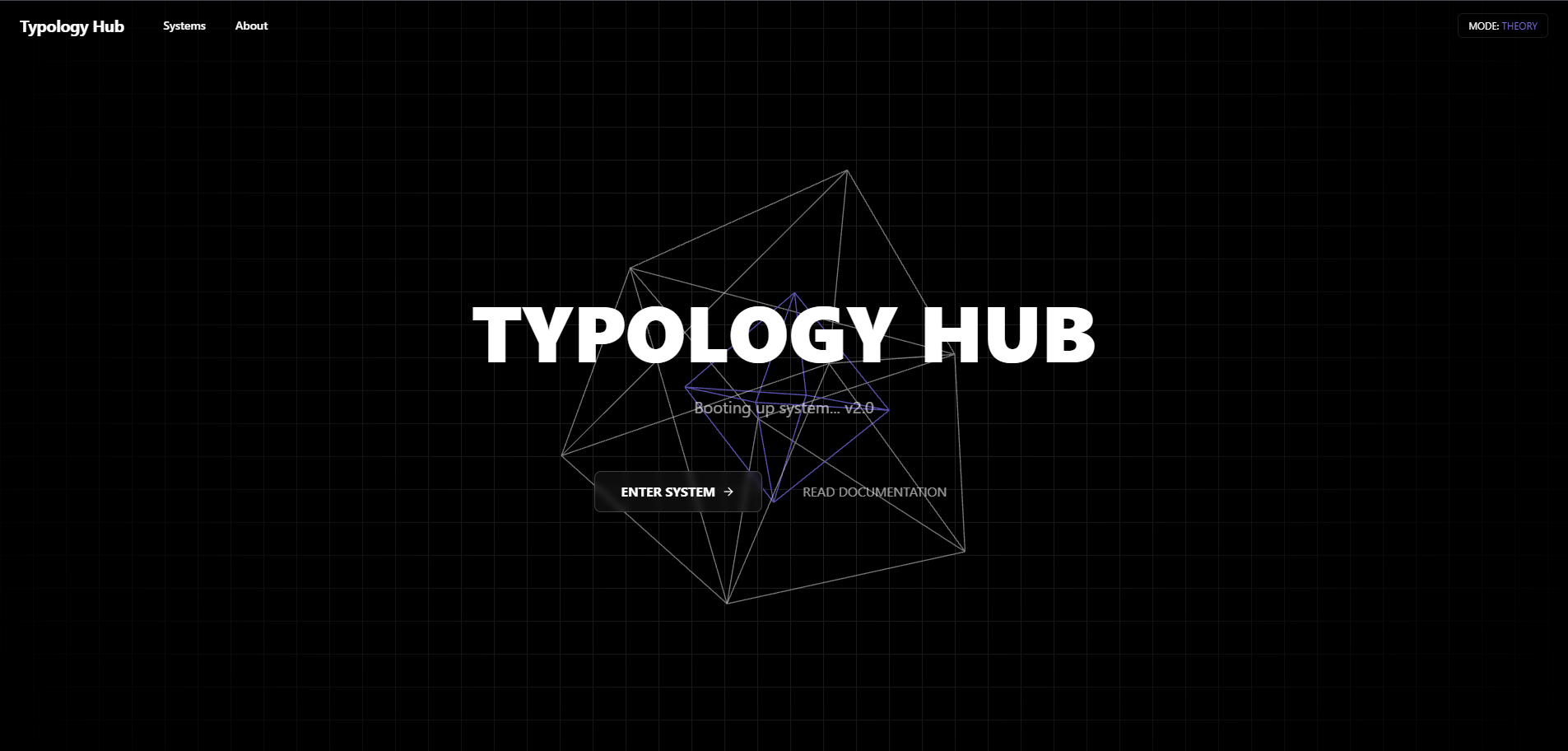 Typology Hub - Screen 1
