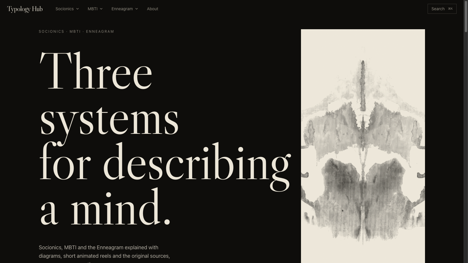 Typology Hub - Landing