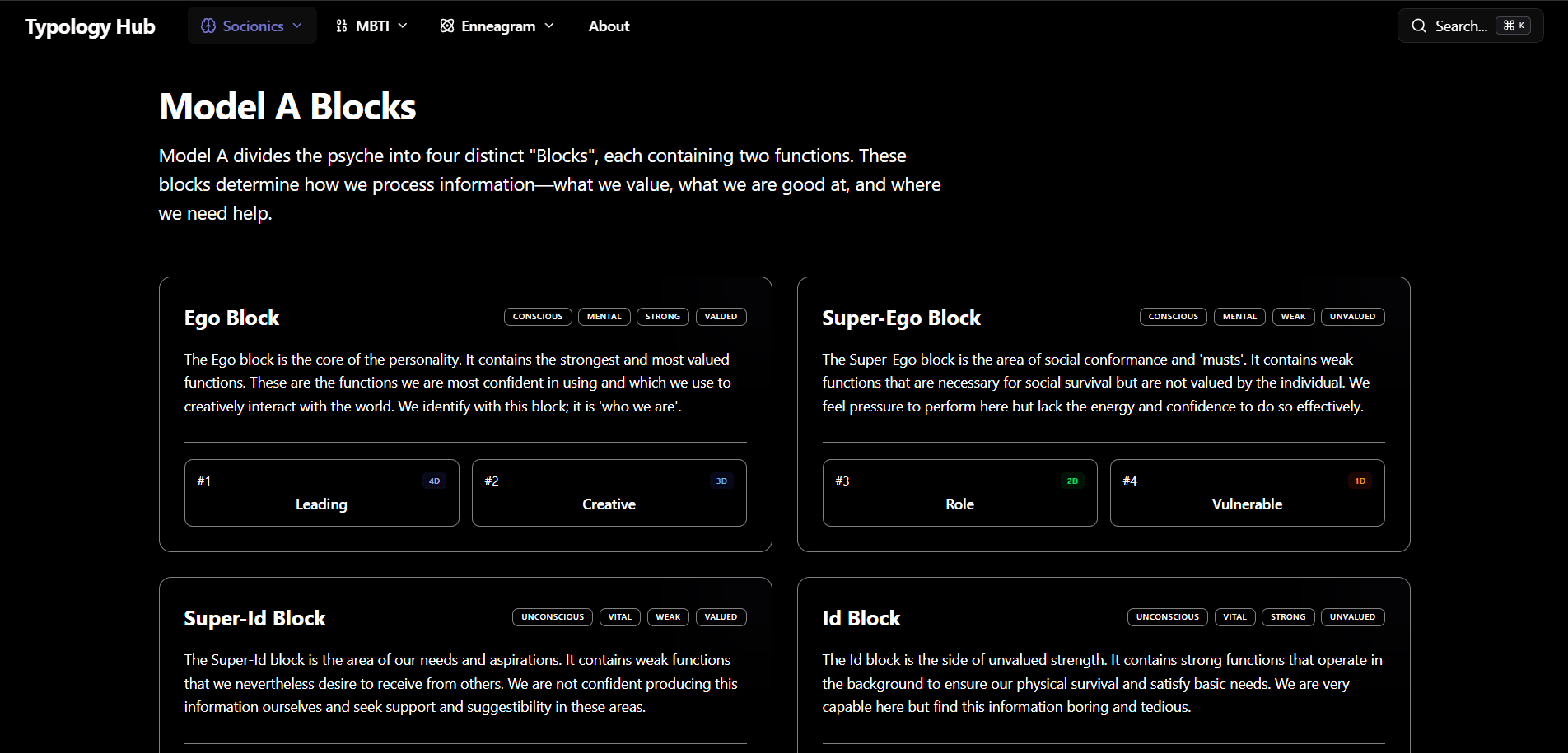 Typology Hub - Screen 5